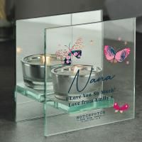 Personalised Hotchpotch Butterfly Mirrored Glass Tea Light Holder Extra Image 3 Preview